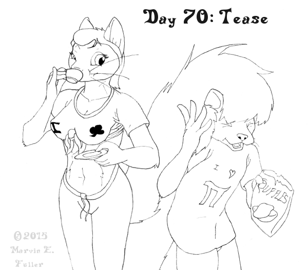 Daily Sketch 70 - Tease